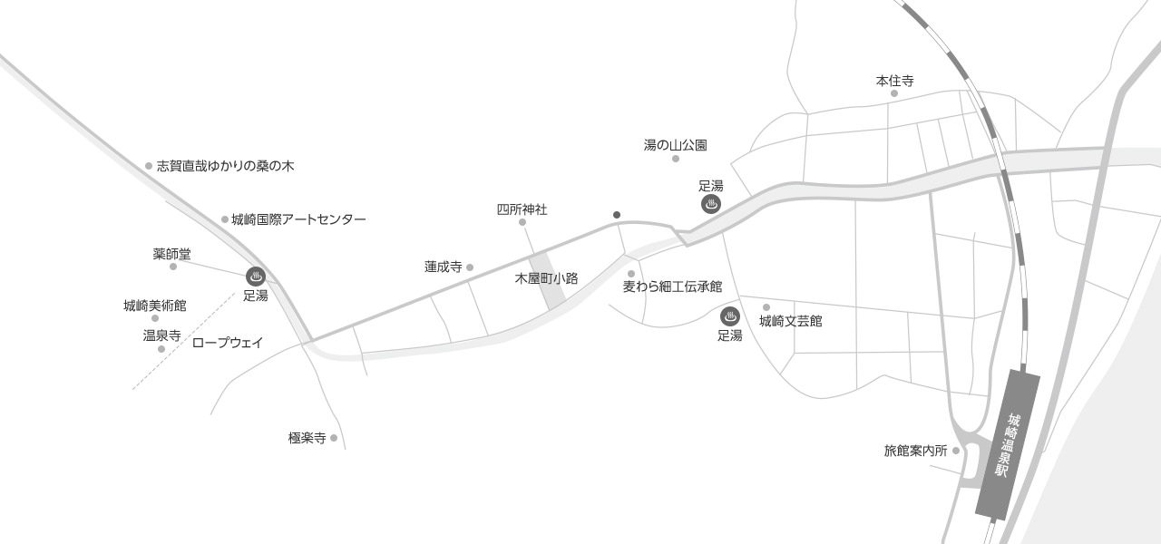 城崎観光マップ
